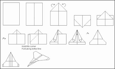 printable paper airplane folding template