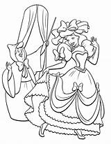 Cinderela Cenerentola Colorare Disegni Baile Pronta Cinderella Tudodesenhos sketch template