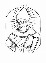Pope Coloring Pages Getcolorings Saints Some Color sketch template