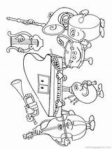 Coloring Pages Music Instruments Musical Preschool Sheets Kids Fun Choose Board Books sketch template