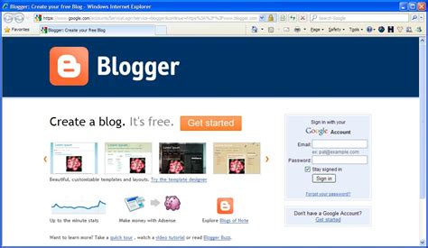 real blogger status logging   blogger   google account