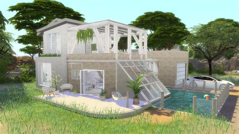eco lifestyle inspired build  sims  cc speed build youtube