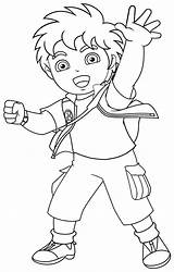Go Diego Coloring Passion High Netart sketch template