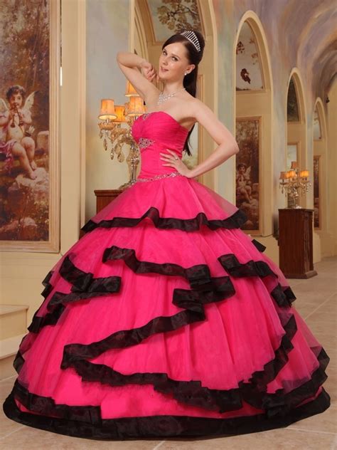 Pink Quinceanera Dresses Dressed Up Girl