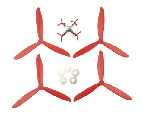 syma  xc xg xw xhc xhw axis aircraft accessories red propeller blades upgradepropeller