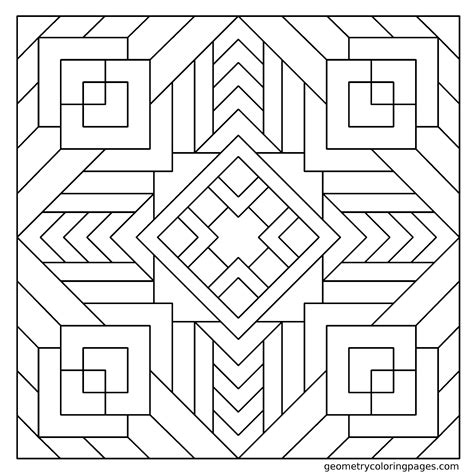 geometric pattern coloring pages  franklin morrisons coloring pages