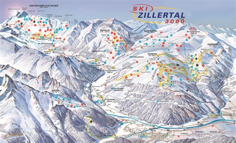 ziller valley austria map