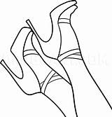 High Heel Drawing Shoes Draw Heels Stiletto Coloring Stilettos Pages Dragoart Easy Step Drawings Outline Shoe Ausmalbilder Getdrawings Template Canvas sketch template