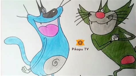 pikapu 】how to draw oggy and jack easily youtube