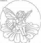 Feen Fairies Kinderbilder Malvorlagen Ausmalen sketch template