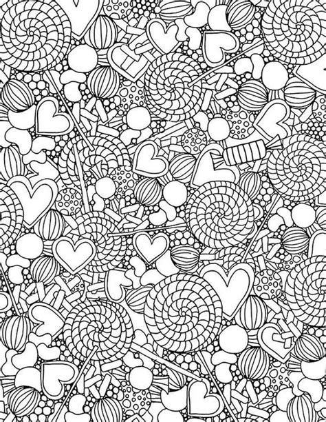 valentine coloring pages candy collage candy coloring pages