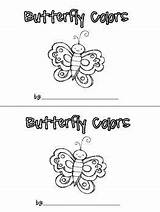 Emergent Reader Butterfly sketch template