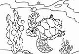 Coloring Turtle Sea Baby Pages Getcolorings sketch template