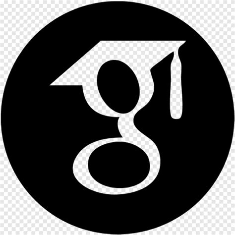 google scholar education research doctor  philosophy scholars logo monochrome png pngegg