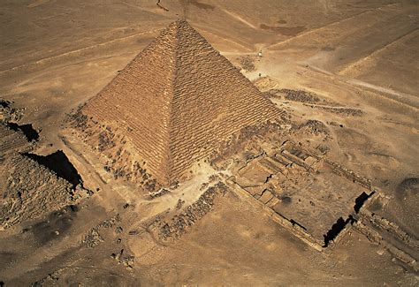 Digital Giza Menkaure Pyramid Complex Site Giza View