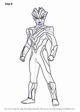 Ultraman Coloring Victory Ginga Pages Drawing Sketch Draw Cartoon Drawings sketch template