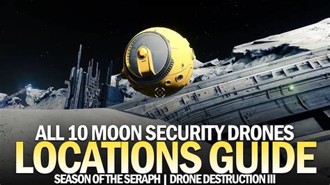 moon security drone locations guide drone destruction iii triumph destiny  youtube