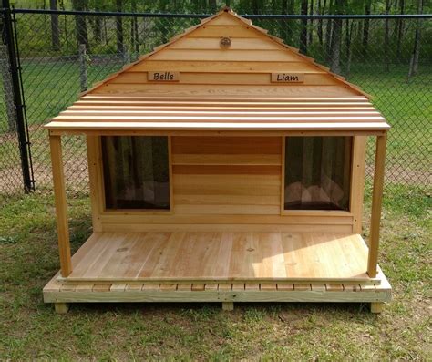 building plans  double dog house