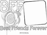 Bff Coloring Pages Print Coloringtop sketch template