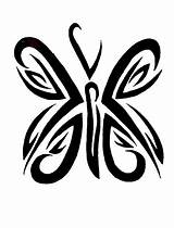 Butterfly Tribal Drawings Clipart sketch template