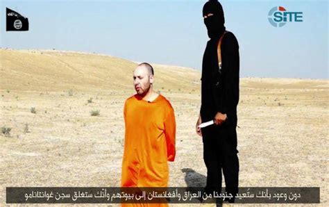 transcript of islamic state a second message to america video showing