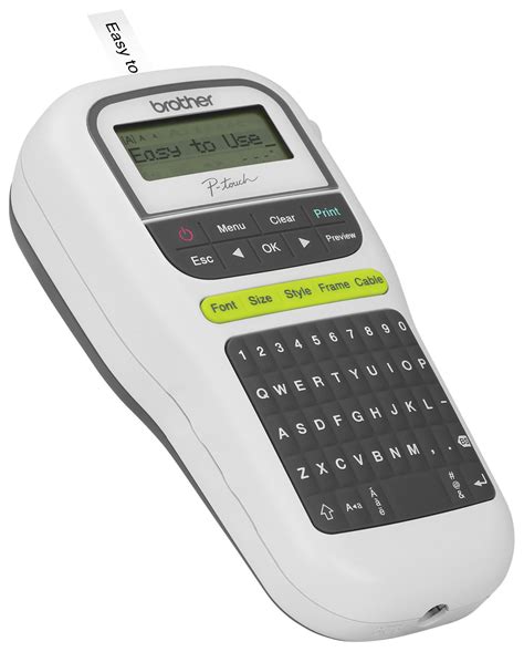 brother p touch pth easy portable label maker lightweight qwerty