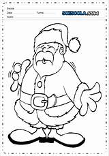 Papai Noel sketch template