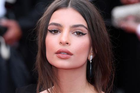 cannes film festival emily ratajkowski flashes nipples in see through dress daily star