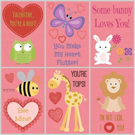 cute printable valentines day cards diy valentines day