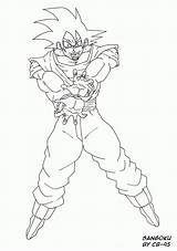 Goku Dragon Ball Coloring Vs Gods Ssjg Battle sketch template