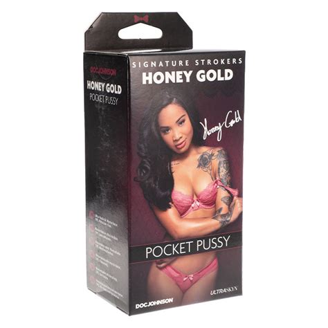 Signature Strokers Honey Gold Ultraskyn Pocket Pussy Caramel Shop