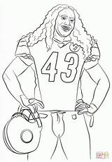 Troy Polamalu Brady Antonio Odell Beckham Coloringhome Colorironline Popular sketch template