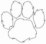 Jaguar Paw Print Clipart Footprint Leopard Prints Cliparts Drawing Paws Coloring Transparent Clip Tail Attribution Forget Link Don Library Webstockreview sketch template