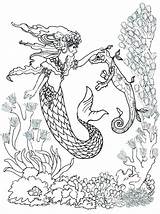 Mythical Coloring Pages Creatures Pokemon Magical Legendary Mystical Creature Gremlins Seahorse Adults Getcolorings Color Printable Print sketch template