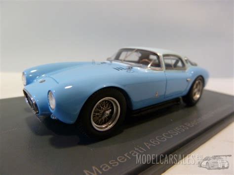 Maserati A6gcs Berlinetta Pininfarina Blue 1 43 45660 Neoscale Diecast