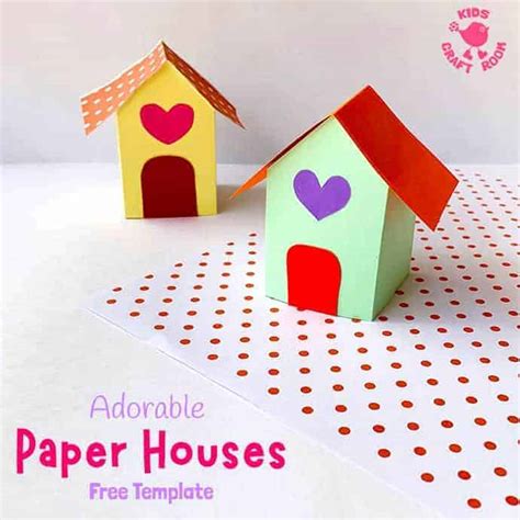paper house craft kids craft room