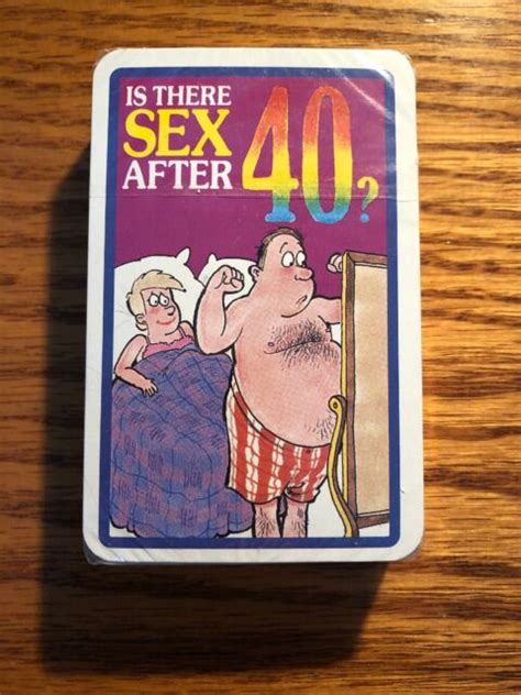 is there sex after 40 playing cards new ebay