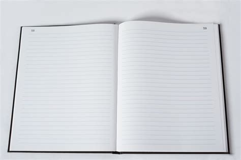 plain lined notebook scientific bindery productions