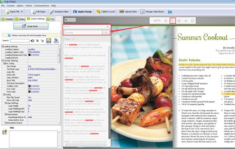 flipbook searchable pubhtml  center
