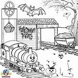 Train Thomas Dot Kids Halloween Friends Printables Percy Printable Tank Engine Coloring Toys Games Worksheets sketch template