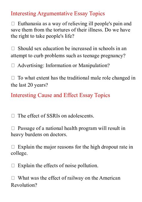 choosing an essay topic easy interesting topics here
