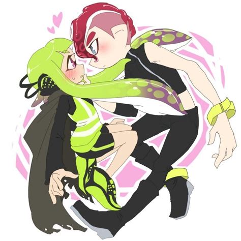 Male Agent 8 X Female Agent 3 Splatoon Memes Anime Geek