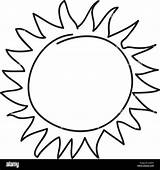 Sun Drawing Summer Vector Icon Drawings Paintingvalley Alamy Clipartmag Royalty sketch template