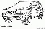 Nissan Trail Colorkid Coloring sketch template
