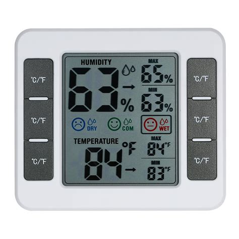 lcd digital indoor thermometer hygrometer room temperature humidity