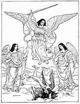 Archangel Lucifer sketch template