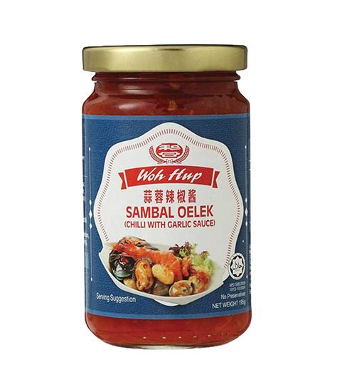 woh hup sambal oelek chili  garlic sauce  haisue