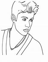 Justin Bieber Coloring Pages Singer Pop Country Famous Celebrities Drawing Canadian Prince Kids Singers Cool Sheets Color Printable Getdrawings Drawings sketch template