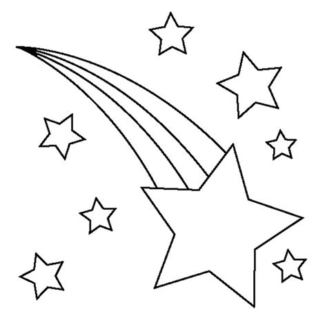 shooting star outline    clipartmag