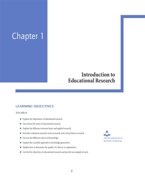chapter  introduction  educational research